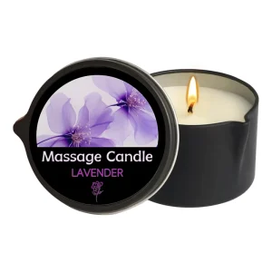100% Natural Plant Extracted Relax Essential Oil 200g Bougie Lavender Metal Tin Massage Oil Candle with Logo for Manicure