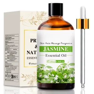 100% Pure Cold Pressed Plant Brightening Gentle Organic Jasmine Oil 100ml Eco-Friendly Bulk for Massage Fragrance Bath Skin Care