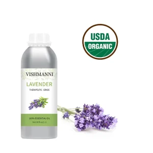 100% Pure Natural Lavender Essential Oil Steam Distilled Nourishing Aromatherapy for Face & Body Massage All Skin Types