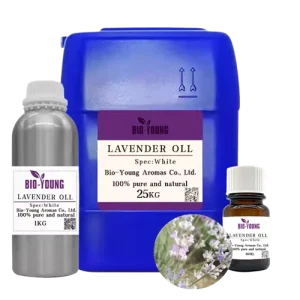 100% Pure Natural Lavender Oil Plant Extract, 30%-43% Linalool, Colorless to Yellow-Green Liquid, FEMA No. 2622