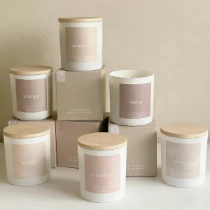 100% Soy Wax Custom Logo Candle with Lid Aromatherapy Scented Candle