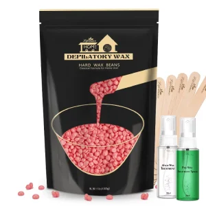 1000g Organic Depilation Wax Beans Low Melting Point Cera Elastica for Hair Removal on Face