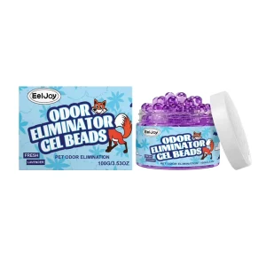 100G Lavender Odor Eliminator Gel Beads Pet Safe Deodorizing Beads Long Lasting Fragrance Neutralize Pet Smell For Multi Scenes
