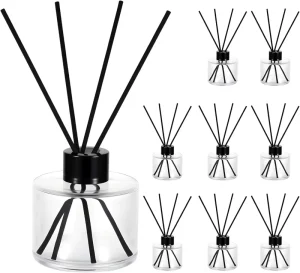 100ML Fragrance Glass Diffuser Bottles 4oz Reed Diffuser Bottle for Home Oil Fragrance Decoration
