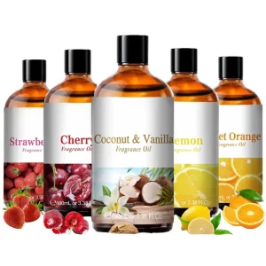 100Ml Cold Pressed 100% Pure Multi Fragrance Cherry Blossom Essential Oil Assortment Skin Revitalizer Massage Diffuser Body Hair