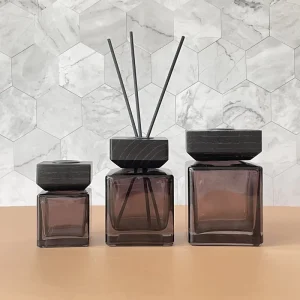 100ml 150ml Black Glass Aroma Reed Diffuser Bottle