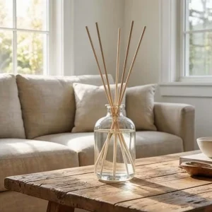 100ml 200ml 500ml Aromatherapy Flameless Reed Diffuser with Natural Fiber Sticks