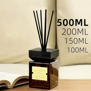 100ml BPA-Free Glass Reed Diffuser with Aromatherapy Essential Oil