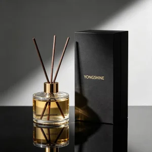 100ml Cylindrical Glass Reed Diffuser Bottle with Screw Neck for Home Decor