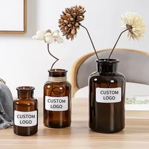 100ml Frosted Matte Glass Empty Reed Diffuser Bottle with Cork Seal Custom Logo Luxury Home Decor Gift for Aromatherapy Oil