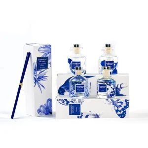 100ml Glass Bottle Reed Diffuser Air Freshener with Custom Fragrance for Home, Office, Car, and Hotel