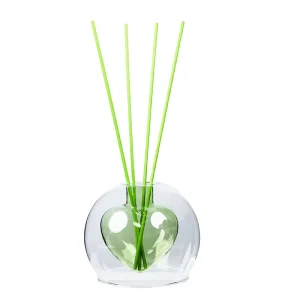 100ml Heart-Shaped Glass Reed Diffuser Bottle for Home Decor and Essential Oil Fragrance