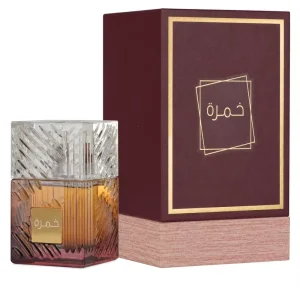 100ml Khamrah Perfume Long Lasting Sweet Vanilla Arabian Perfume Unisex Dubai Oud Cologne Spray with Luxury Gift Box