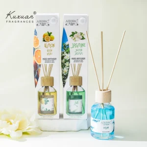 100ml Reed Diffuser Set Fresh Lasting Luxury Scent for Home Aromatherapy Odor Free Bliss for Bedroom Living Room Decor