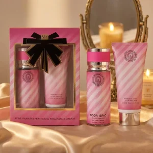 100ml Sweet Floral Fragrance Perfume Set Charming Fragrance Long Lasting Lotion and Perfume Set for Women