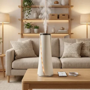 100ml Waterless Resin Aroma Diffuser with App Control and Gradient Light