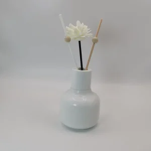 100ml White Glass Reed Diffuser Bottle, Empty, with Screw Cap Stopper, OEM/ODM Supported