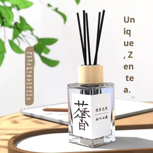 100ml White Tea Flameless Aromatherapy Hotel Reed Diffuser Air Freshener Deodorizing Fragrance Essential Oil Toilet Set
