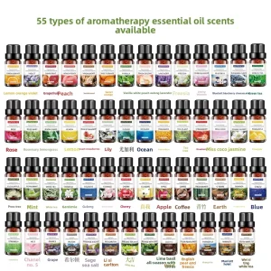 10mL Room Aromatherapy Oil Water Soluble Big Headed Cap Humidifier Aroma Essential Oil for Room Car Essential Oil Fragrance Oil