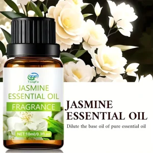 10ml Jasmine Essential Oils Body Massage Floral Scent Fragrance Oil for Diffuser and Aromatherapy