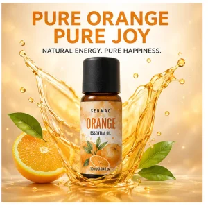 10ml Sweet Orange Essential Oil Joyful Fragrance for Massage Diffuser Aromatherapy Happy Holiday Gift