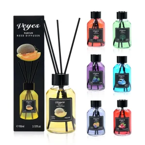 110ml Floral Reed Diffuser Bathroom Hotel Air Freshener