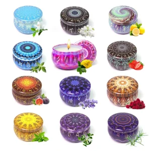 12 Pack Scented Candles Sets 12 Scents Aromatherapy Relaxation For Home Fragrance Birthday Holiday Gift Set For Women