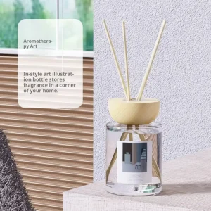 120ml Flameless Aromatherapy Reed Diffuser for Hotel and Home Use