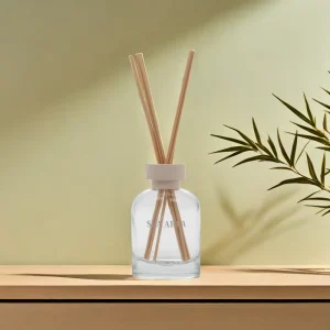 120ml New Mold Glass Reed Diffuser Bottle Empty with Screw Cap and Fiber Reeds