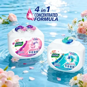 12g/15g Laundry Detergent Pods 4 in 1 Long-lasting Fragrance Washing Gels Oil Stain Remove for Apparel