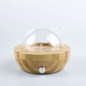 130ml Glass Bamboo USB Aroma Diffuser Electric Essential Oil Diffuser