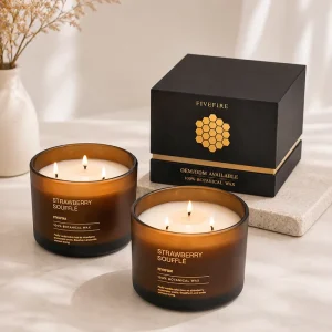 13oz Luxury Style Scented Candle Gift Box Set Large Soy Wax 3 Wick Candles Custom Private Logo