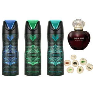 150ml Antiperspirant Deodorant Spray Custom OEM Paraben Free Non Toxic Effective Odor Control with Chemical Ingredient