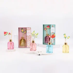 150ml Hot Selling Flameless Aromatherapy Set With Customizable Glass Essential Oil Reed Diffuser