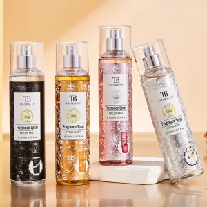 150ml Luxury Body Fragrance Spray Customizable Long Lasting Floral Fruit Scent Fresh Mist Perfume Unisex