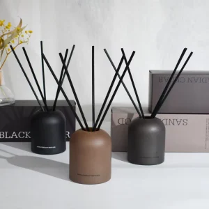 150ml Matte Glass Minimalist Home Fragrance Reed Diffuser for Office