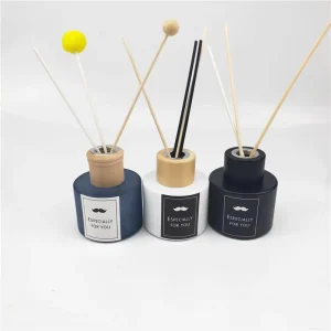 150ml White Black Clear Luxury Fancy Room Reed Glass Diffuser Bottle for Reed Perfume Diffuser