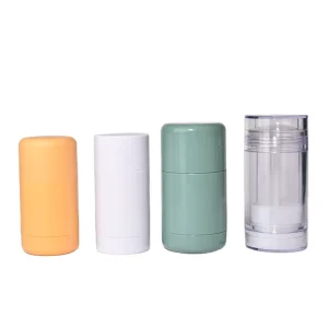 15g 30g Recyclable Twist up Tube Deodorant Mud Smear type Biodegradable Clear Plastic Tube Antiperspirant Deodorant