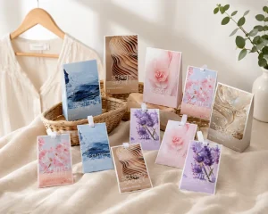 15g*5 Eco-Friendly Corn Sachet Natural Long Lasting Air Freshener Custom Wardrobe Hanging Perfume Bag Bedroom Home Decor OEM ODM