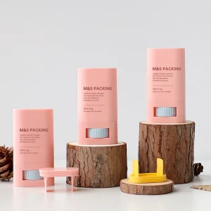 15g Plastic Bottle Body Antiperspirant Sunscreen Packaging Container Deodorant Twist up Tube Stick
