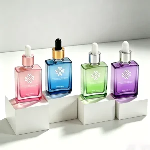 15ml 30ml Glass Dropper Bottle Thick Wall Matte Finish with Pipette for Body Oil