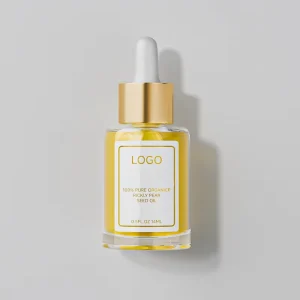 15ml Clear Glass Custom Cosmetic Serum Bottle with Dropper Cap for Skin Care Serum & Face Cream Custom Logo