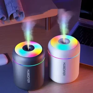 180ML USB Electric Aroma Diffuser Mini Air Humidifier with LED Lights for Home and Bedroom