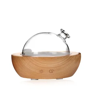 180ML Wood Wooden Ultrasonic Cool Mist Water Music Essential Oil Scent Aroma Difuser Diffuser Humidifier