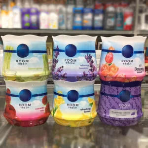 180g Rose Scented Air Freshener Gel for Car and Home Use with Long Lasting Fragrance and Decorative Function