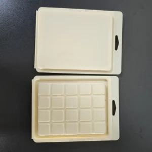 20 Cavity Large Blister Plastic Clear Wax Melt Mold Clamshell Packaging Eco