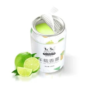 200g Solid Gel Car Air Freshener Long Lasting Fragrance for Auto Home Bathroom Closet Custom Peach Lemon Scent Gel Air Freshener