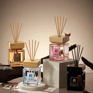 200ml 500ml Fruit and Flower Scent Home Aromatherapy Reed Diffuser Box and Bottles