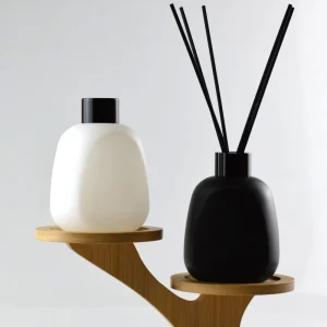 200ml Black Glass Empty Reed Diffuser Bottle with Screw Cap