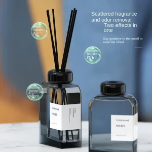 200ml Glass Bottle Flameless Aromatherapy Reed Diffuser Gift Box